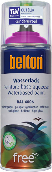 PU-Wasserlack free Spray purpur VE 400 ml