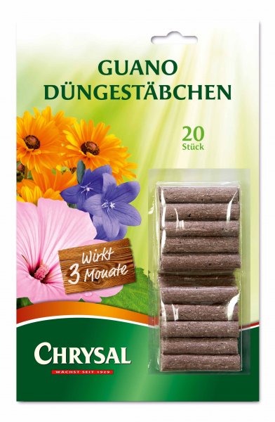 Chrysal Guano Düngestäbchen VE 20 St