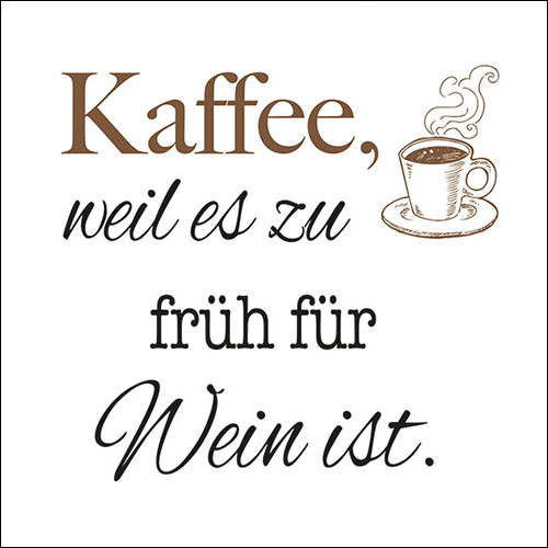 Serviette Kaffee 33 cm VE Set à 20 St