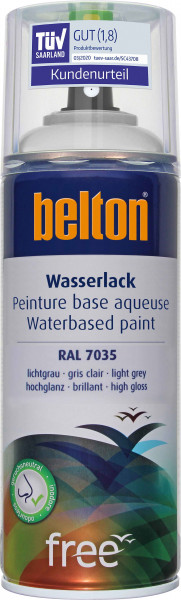 PU-Wasserlack free Spray hellgrau VE 400 ml