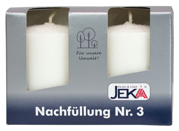 Glas-Grablicht-Nachfüllung 8 cm VE 2 St