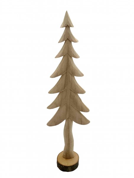 Tannenbaum auf Holzscheibe 41,5 cm