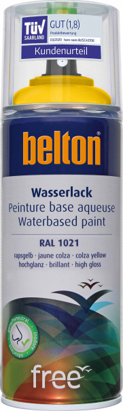 PU-Wasserlack free Spray gelb VE 400 ml