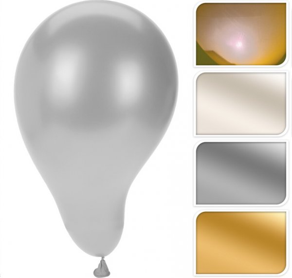 LED-Ballons 3-farbig sortiert VE 3 St