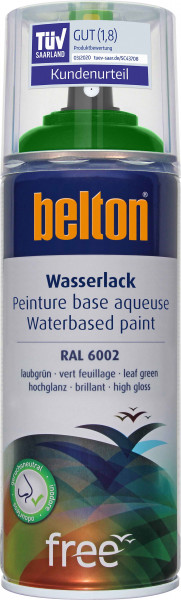 PU-Wasserlack free Spray grün VE 400 ml