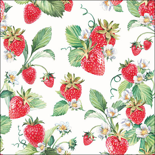 Serviette Gartenbeeren 33 cm VE Set à 20 St