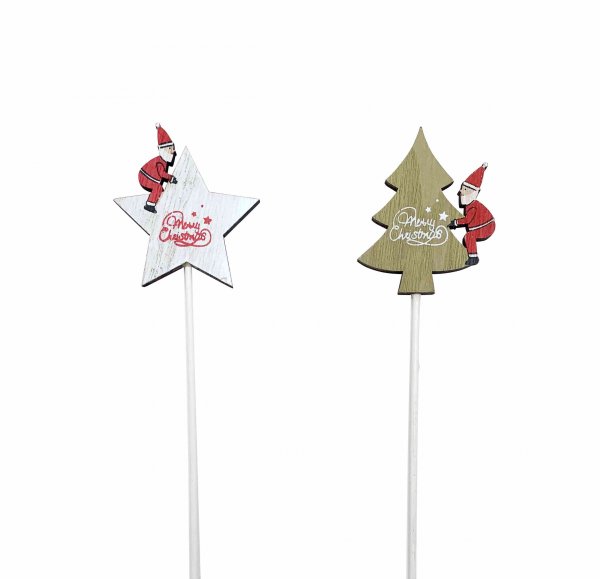 Stecker Nikolaus 2 Modelle 5 cm VE 6 St