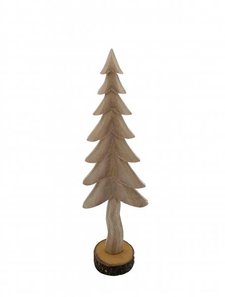 Tannenbaum auf Holzscheibe 31 cm