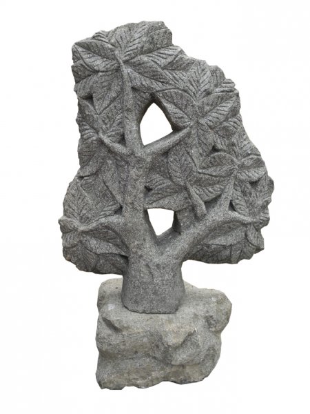 Baumrelief Naturstein 75 cm