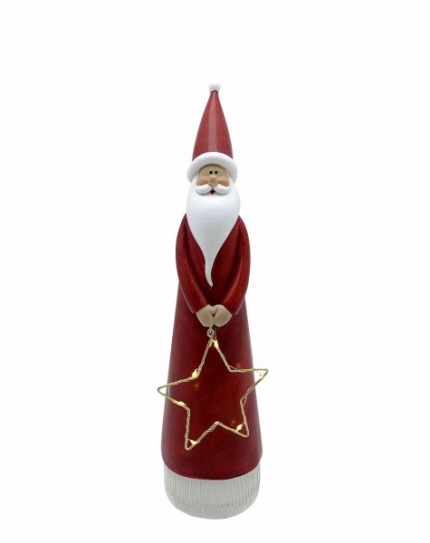 Nikolaus Joseph mit LED Stern 32 cm