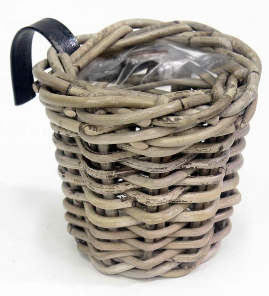 Rattan-Balkonkorb rund Ø 15 cm