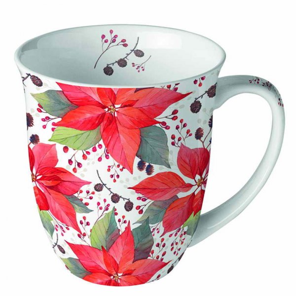 Tasse Poinsettia 400 ml