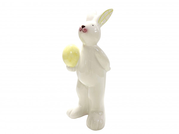 Hase mit Osterei stehend 20,5 cm